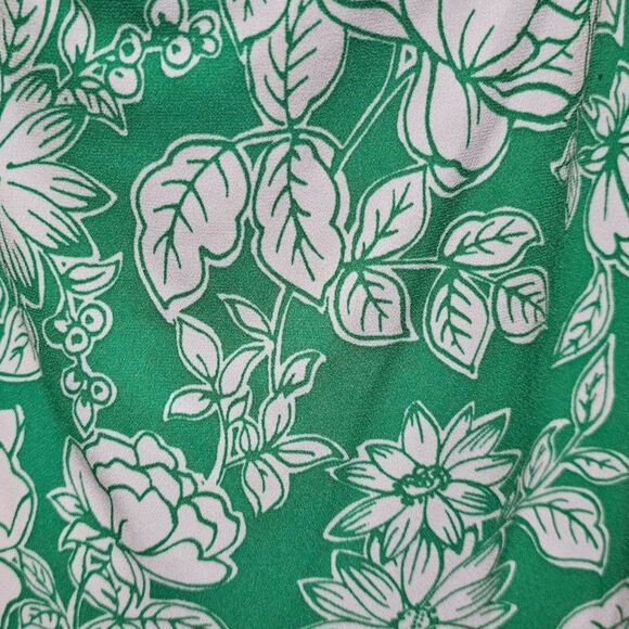 GEORGE Stretch Floral Sleeveless Blouse Crow Neck Size XL Casual Cottagecore - Picture 6 of 8